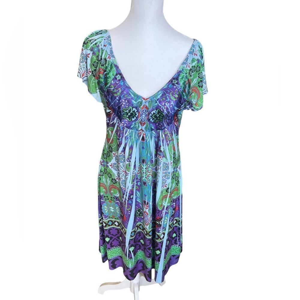 New print dress